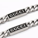 Gucci | Logo Plate Chain Bracelet Silver – product image 3