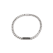 Gucci | Logo Plate Chain Bracelet Silver – product image 1