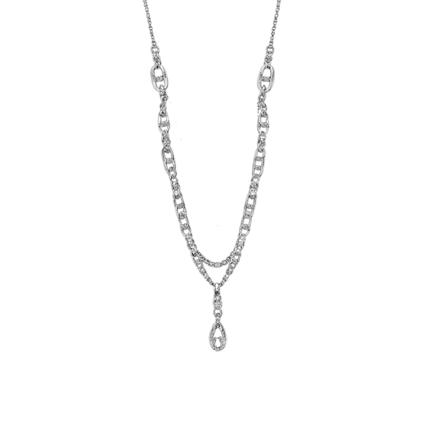 Hermès | Chaine D Ancre Farandole Multi Strand Set Silver Crystals Jewelry