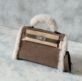 Hermès | Mini Kelly II 20 Teddy Gris Caillou Bag – product image 3