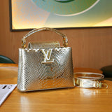Louis Vuitton | Capucines Taurillon Bag – Silver – product image 4