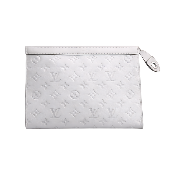 Louis Vuitton | White LV Design Pouch