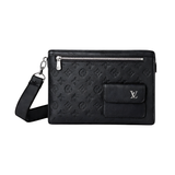 Louis Vuitton | Black Wrist Canvas Pouch – product image 1