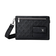 Louis Vuitton | Black Wrist Canvas Pouch – product image 1
