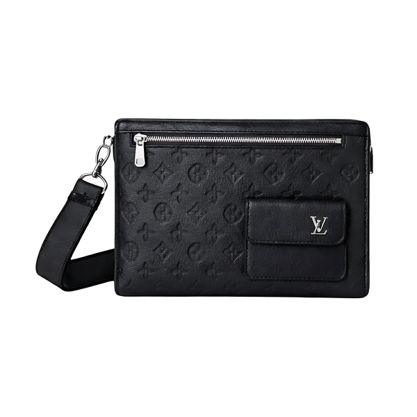 Louis Vuitton | Black Wrist Canvas Pouch