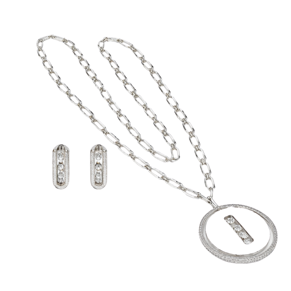 Messika | Lucky Move Pavé White Gold Diamonds Jewelry – product image 1