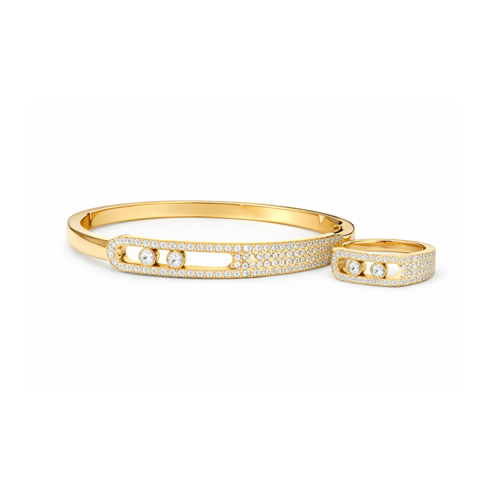 Messika | Bangle Set White Gold Diamonds – product image 1