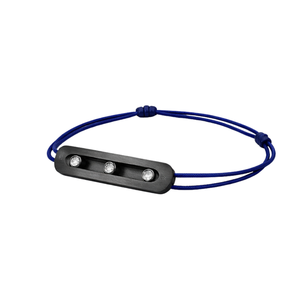 Messika | Blue Titanium Bracelet Natural Titanium Diamonds