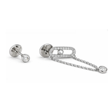 Messika | Uno Drop Pendant White Gold Diamonds – product image 2