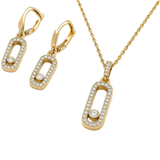 Messika | Long Pavé Station Necklace Earrings Set – product image 3