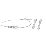 Messika | Romane Large Set White Gold Diamonds Jewelry – product image 3