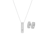 Messika | Move Uno Pavé Vertical White Gold Full Diamonds Jewelry – product image 1