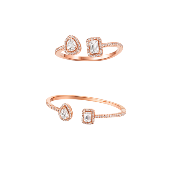 Messika | Moi Set Rose Gold Diamonds Jewelry