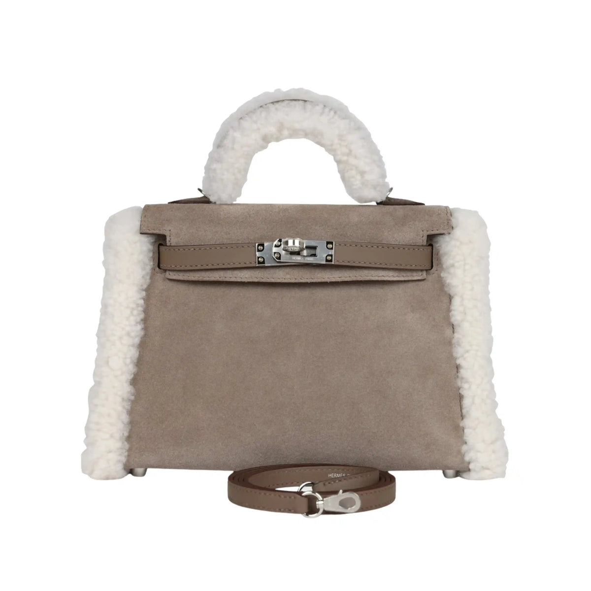 Hermès | Mini Kelly II 20 Teddy Gris Caillou Bag – product image 1