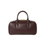 Miu Miu | Solitaire Shiny Leather Dark Bag – Brown – product image 2