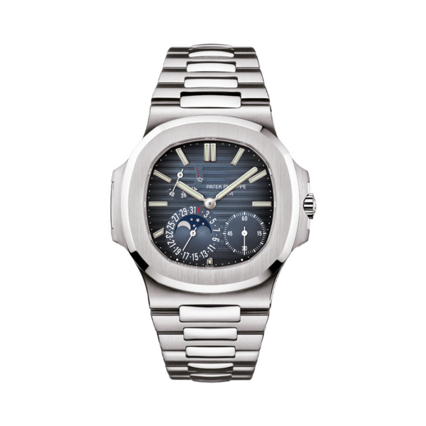 Patek Philippe | Nautilus Moon Phase Blue Dial Watch
