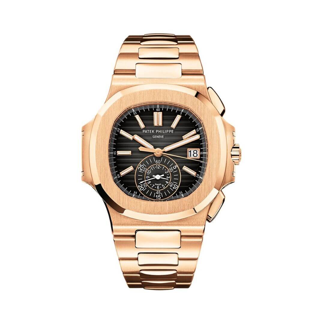 Patek Philippe | Nautilus Gold Black Gradient Dial Watch – product image 1