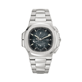 Patek Philippe | Nautilus Time Sunburst Blue Dial Watch – product image 1
