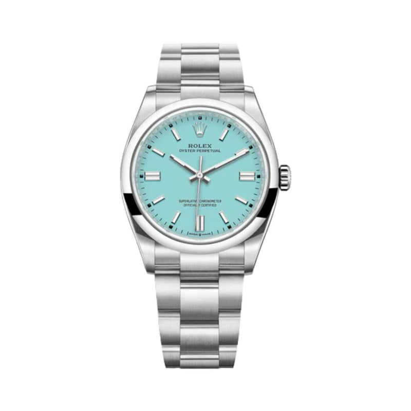 Rolex | Oyster Perpetual 36 Torquoise Blue Dial Watch – product image 1