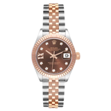 Rolex | Datejust 28 Chocolate Diamond Dial Watch – product image 1