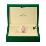Rolex | Datejust 28 Rose Dial Diamond Bezel Watch – product image 3