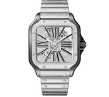 Cartier | Santos de Diamond Silver Watch – product image 2
