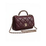 Chanel | Mini Top Handle Shoulder Leather Bag – product image 2