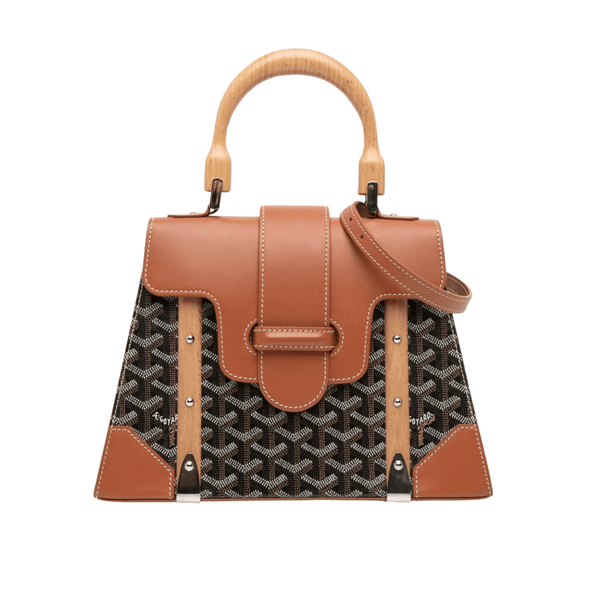 Goyard | Saïgon Structuré Mini Black Bag – Tan