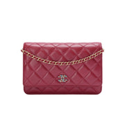 Chanel | Classic Quilted Red Leather Wallet – product image 1