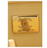 Chanel | Small Matelasse Hobo Light Yellow Lambskin Bag – product image 3