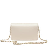 Chanel | Classic Quilted White Lambskin Leather Bag – product image 3