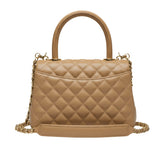Chanel | Mini Coco Handle Flap Caramel Beige Caviar Leather Bag – product image 3