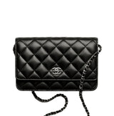 Chanel | Classic On Chain Black Leather Wallet – product image 2