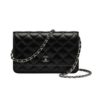 Chanel | Classic On Chain Black Leather Wallet – product image 1