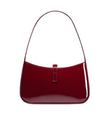 Saint Laurent | Le 5 À 7 Mini Patent-Leather Shoulder Dark Bag – Red – product image 2