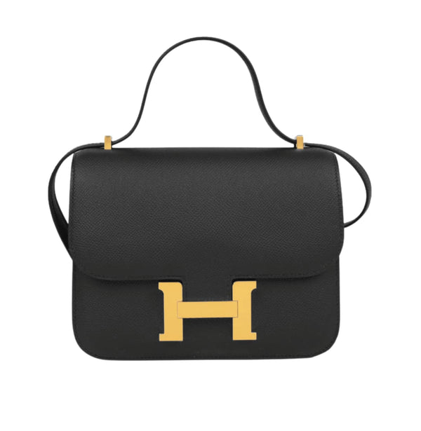 Hermès | Constance Mini 18 Black Epsom Leather Gold Hardware Bag