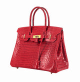 Hermès | Birkin Crocodile Skin Bag – Red – product image 2