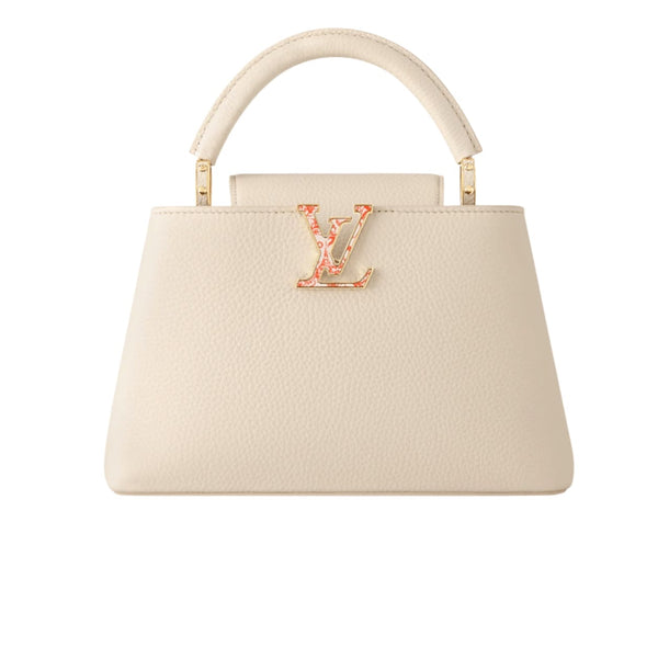 Louis Vuitton | Capucines Nano Cream Taurillon Leather Bag