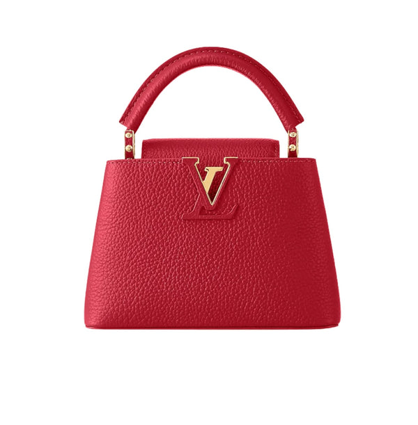Louis Vuitton | Capucines Mini Scarlet Red Taurillon Leather Bag