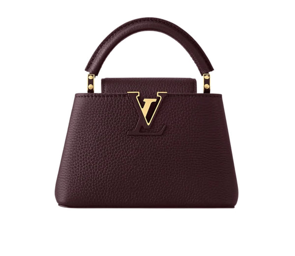 Louis Vuitton | Capucines Mini Wine Red Taurillon Leather Bag