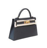Hermès | Mini Kelly II Sellier Dark Grey Epsom Leather Bag – product image 2