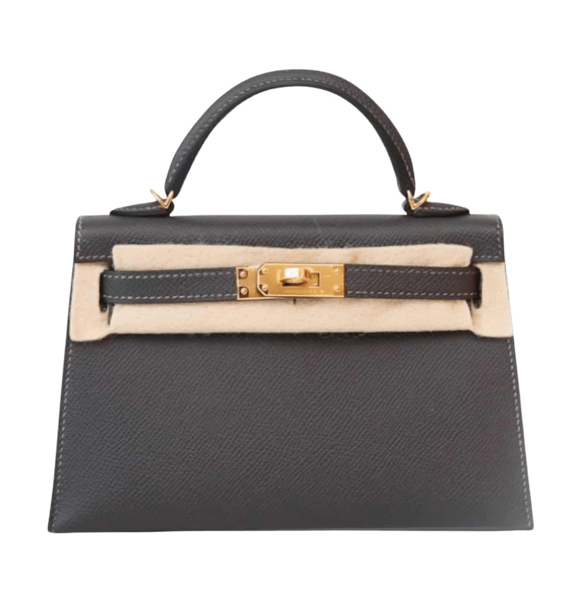 Hermès | Mini Kelly II Sellier Dark Grey Epsom Leather Bag – product image 1