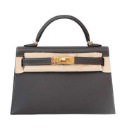 Hermès | Mini Kelly II Sellier Dark Grey Epsom Leather Bag – product image 1
