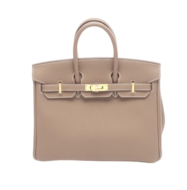 Hermès | Birkin 25 Etoupe Togo Leather Gold Hardware Bag