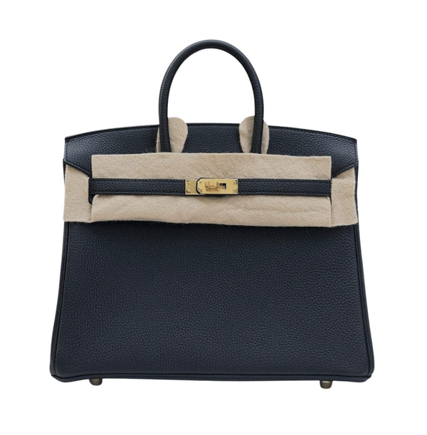 Hermès | Birkin 25 Noir Togo Leather Gold Hardware Bag – Black