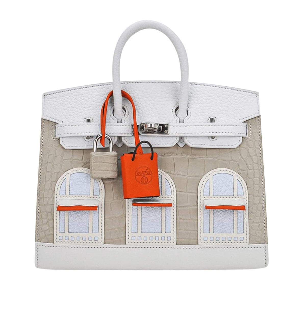 Hermès | Birkin 20 Sellier Neige Faubourg Bag – product image 1