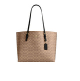 Coach | Mollie Tote Signature Coated Bag – Black – product image 1