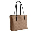 Coach | Mollie Tote Signature Coated Bag – Black – product image 2