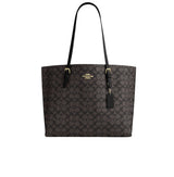 Coach | Mollie Tote Signature Canvas Bag – Black, Brown – product image 1