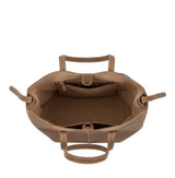 Polène | Cyme Mini Textured Camel Leather Bag – product image 3